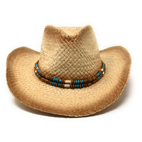Summer Cowboy Hat with Double Band Trim