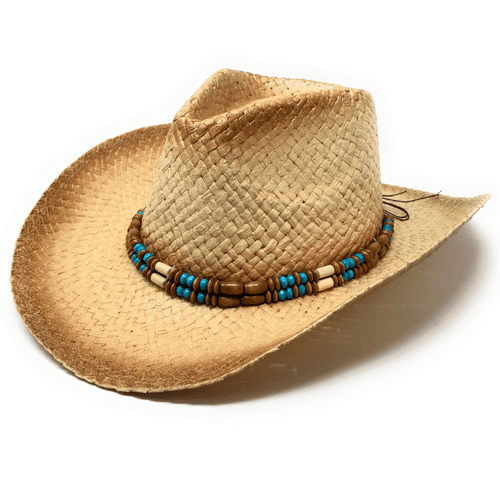 Summer Cowboy Hat with Double Band Trim