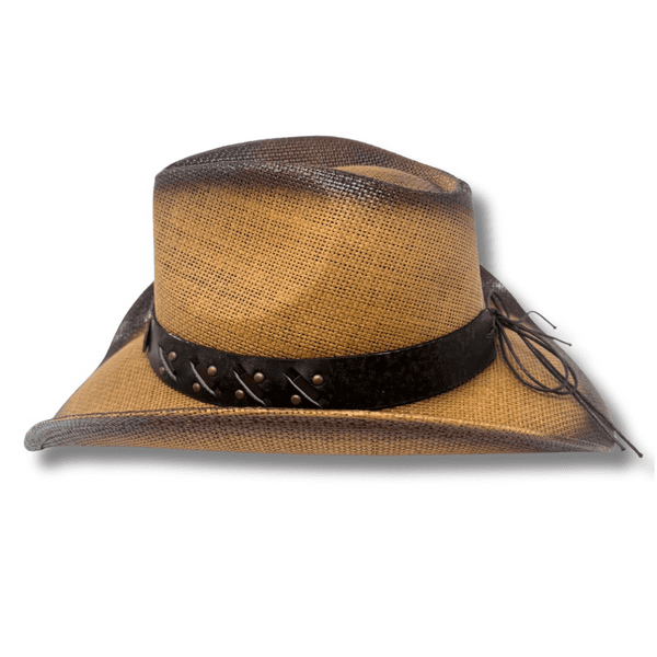 Summer Distressed Cowboy Hat - Buckaroo Camel