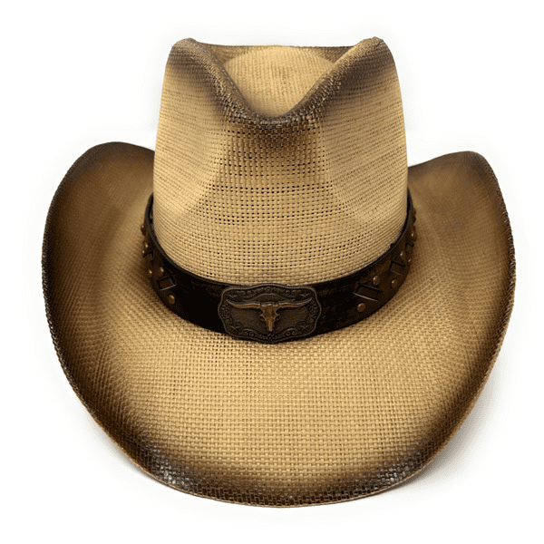 Summer Distressed Cowboy Hat - Buckaroo Natural