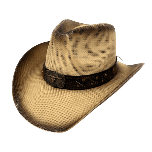 Summer Distressed Cowboy Hat - Buckaroo Natural