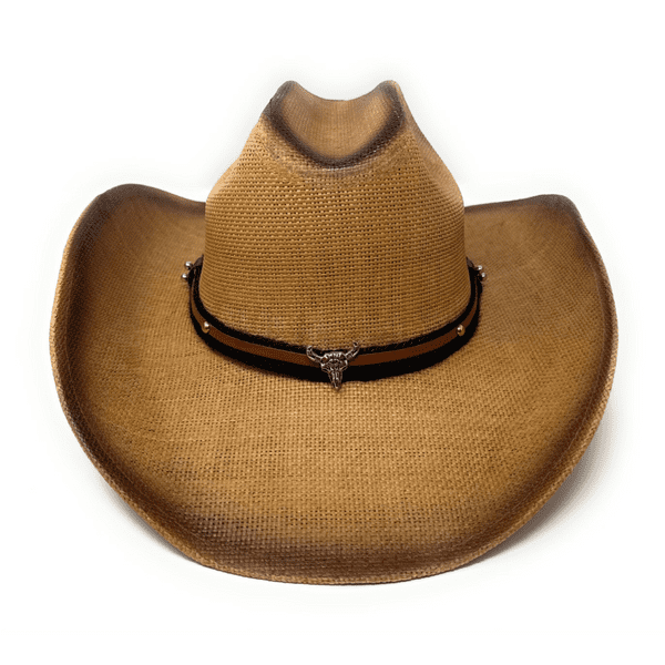 Summer Distressed Cowboy Hat - Iron Bull