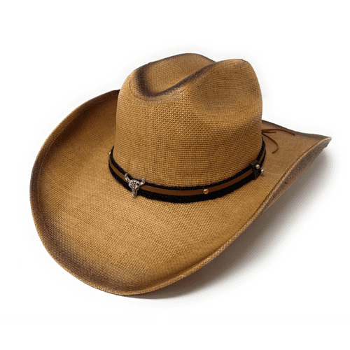Summer Distressed Cowboy Hat - Iron Bull