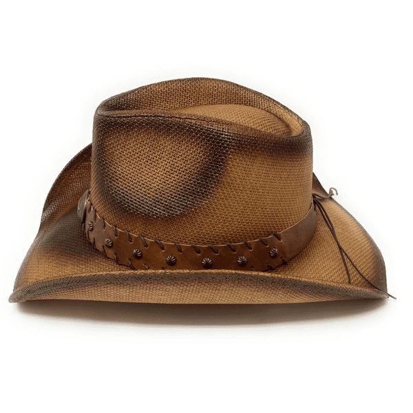 Summer Distressed Cowboy Hat - Starcrest - Brown