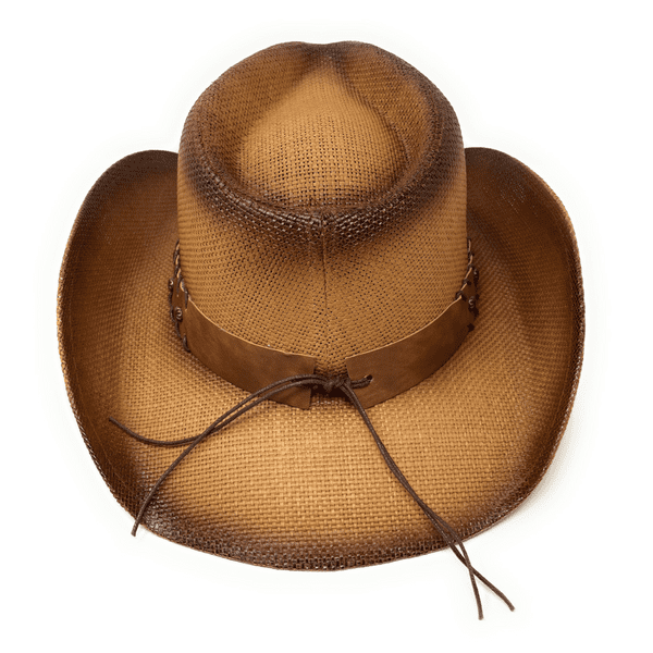 Summer Distressed Cowboy Hat - Starcrest - Brown
