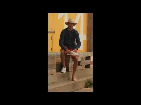 Summer Fedora Hat with Light Brown Band - Packable
