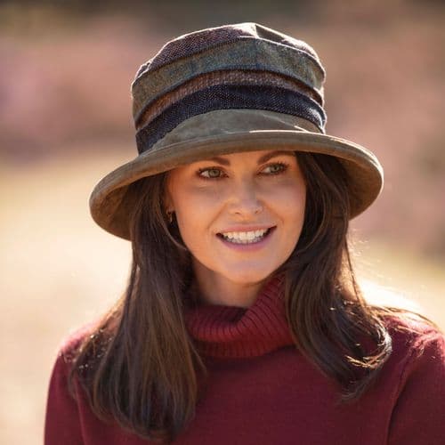 Tweed Bucket Hat - Green - Jade