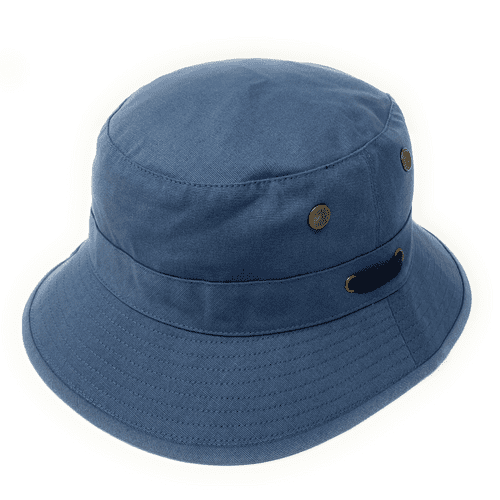 UPF50 Cotton Bucket Hat - Beige, White, Navy or Blue
