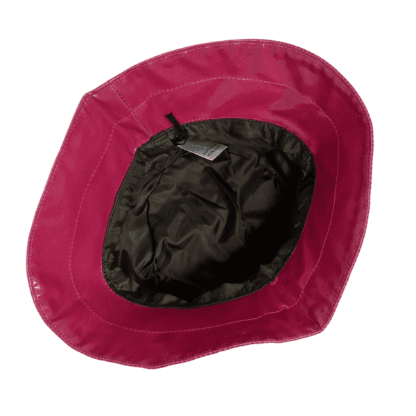 Waterproof PVC Bucket Hat - Pink, Blue, Black - Kelly