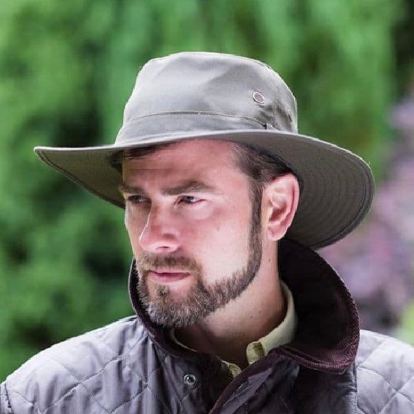 Waxed Cotton Hat - Green, Brown or Navy Blue - Rambler