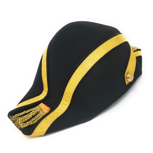 Wool Felt Bicorne Military Naval Hat