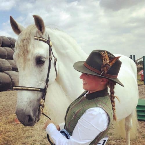 Wool Green Fedora Hat with Leather Belt Trim and Country Feather Brooch - Naunton