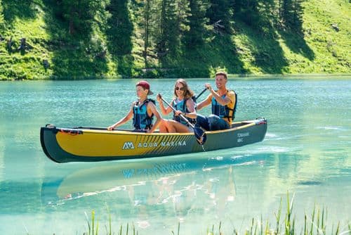 Aqua Marina Tomahawk Air-C 478 Three Person Inflatable Canoe