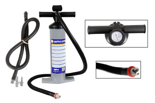Dual Action Auto Two Stage Pump w/ Pressure Gauge SALE PRICE