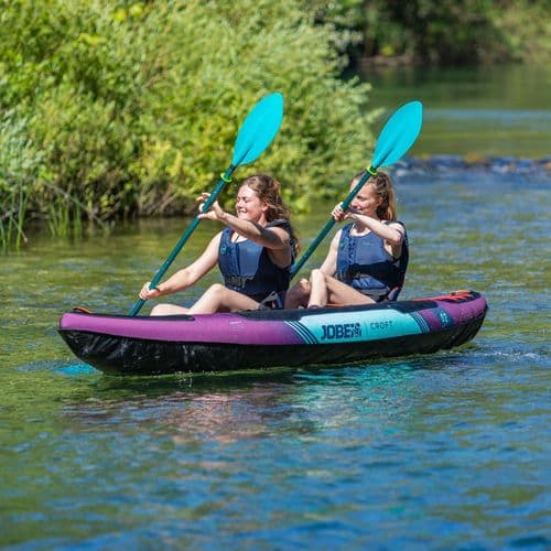 JOBE CROFT INFLATABLE KAYAK PACKAGE SUNSET PURPLE