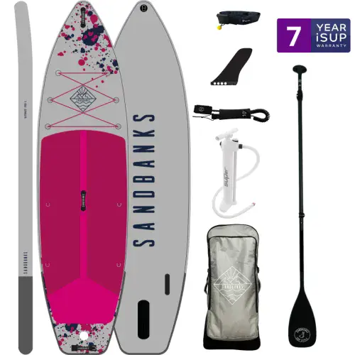 PRO-X PINK 10'6'' X 32'' X 4.75'' ISUP PADDLEBOARD PACKAGE