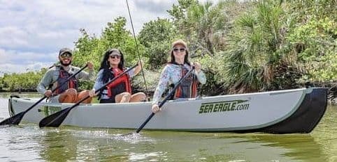 Sea Eagle Inflatable Travel Canoe TC16 - 3 person
