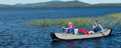 Sea Eagle Inflatable Travel Canoe TC16 Classic - 2 person Start Up package Ex Demo