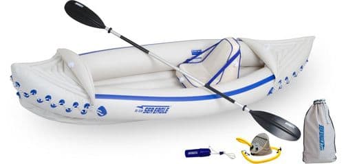 Sea Eagle SE 330 Inflatable Kayak Pro Solo Package