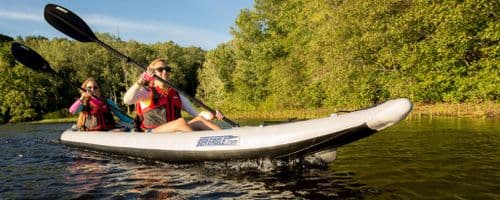 Sea Eagle SE 465 FT Inflatable Kayak Deluxe 2 Person Package - Summer Season Sale