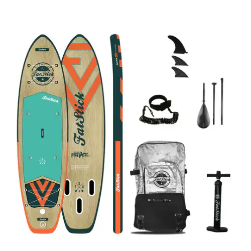 WOODEN MENACE 11'2 INFLATABLE PADDLE BOARD Free UK Mainland Delivery