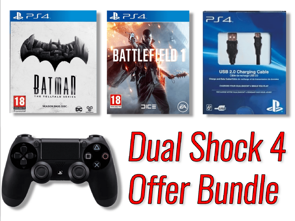 Dual Shock 4 Package (Special Offer 2) ONLY £49.99