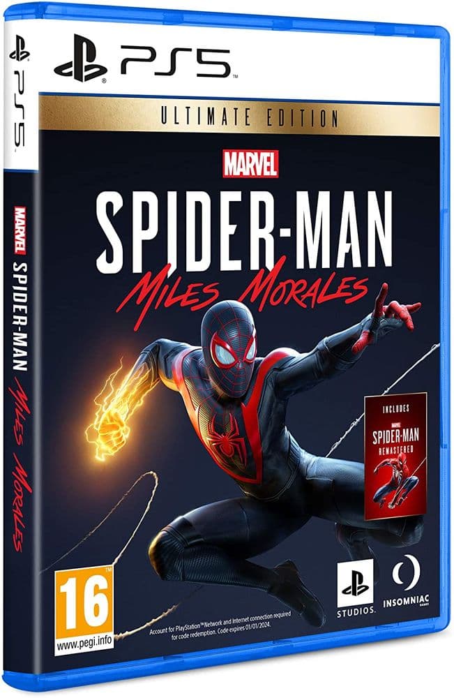 Marvel's Spider-Man Miles Morales Ultimate Edition Expired  (PS5 ) NEW