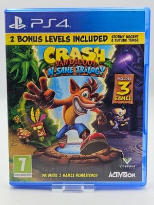 Crash Bandicoot N Sane Trilogy (PS4) (Clean Disc)