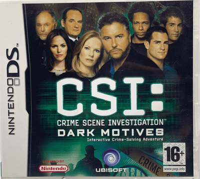 CSI Dark Motives (Nintendo DS)