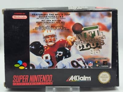 NFL Quarterback Club 96 (Super Nintendo Snes) (Boxed)