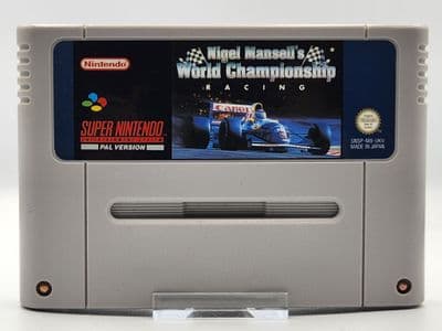 Nigel Mansells World Championship Racing (SNES) (Clean Cart)