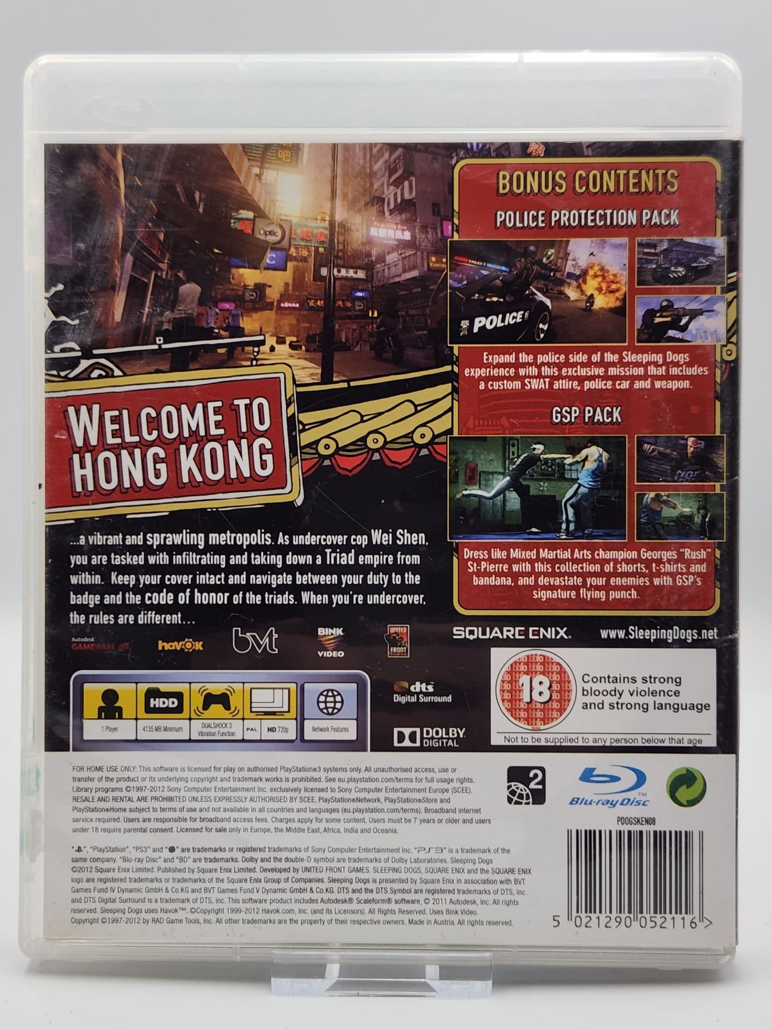 Sleeping Dogs PS3 - Jeux Vidéo | Rakuten