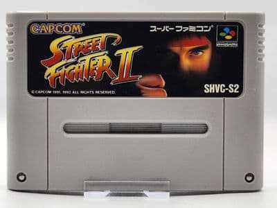Street Fighter II JAP (SNES ) (Clean Cart)