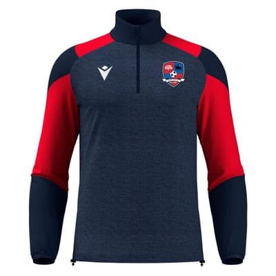 ABGFC Navy/Red Cuzco 1/4 Zip Top
