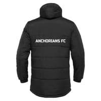 Anchorians Black Gyor Padded Bench Coat