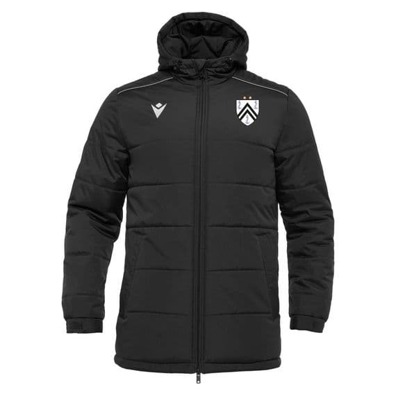 Anchorians Black Gyor Padded Bench Coat