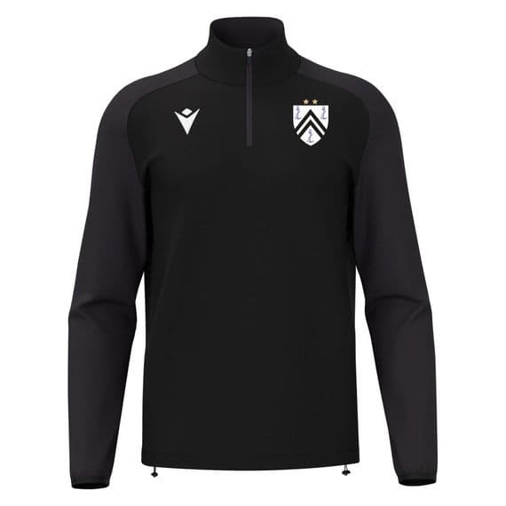 Anchorians Black Isen 1/4 Zip Top