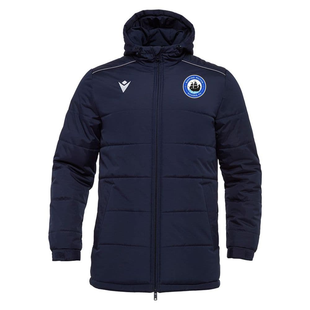 Baffins Milton Navy Gyor Padded Bench Coat