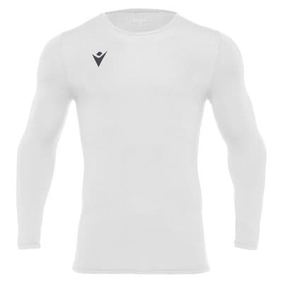 Clanfield FC Macron Long Sleeve White Base Layer (SNR)