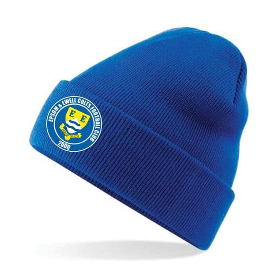Epsom & Ewell Macron NavyKnitted Hat