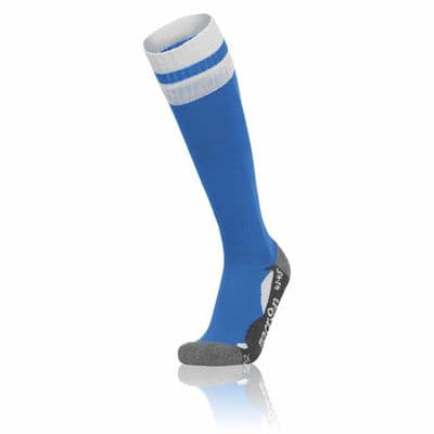 Epsom & Ewell Royal/White Azlon Sock