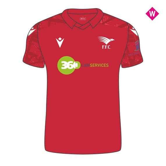 Farnborough FC Ladies Fit Red GK Replica Shirt