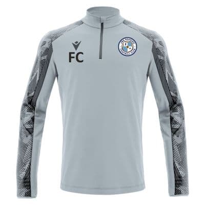 JMA Silver Naryn 1/4 Zip Track Top