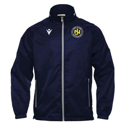 Nigel James Navy Praia Windbreaker