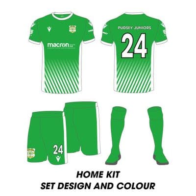 Pudsey Juniors Match Kit (Home/Away/Goalkeeper)