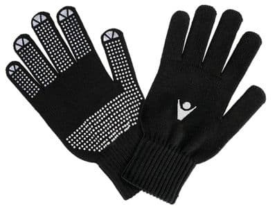 RFC Training Centre Macron Black Rivet Gloves
