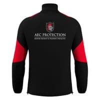 Romsey Town FC Black/Red Cuzco 1/4 Zip Top