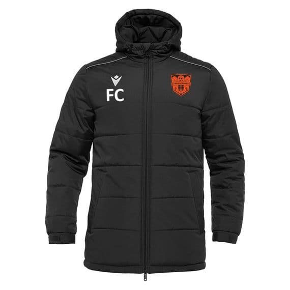 W&C FC Coaches Macron Gyor Padded Coat