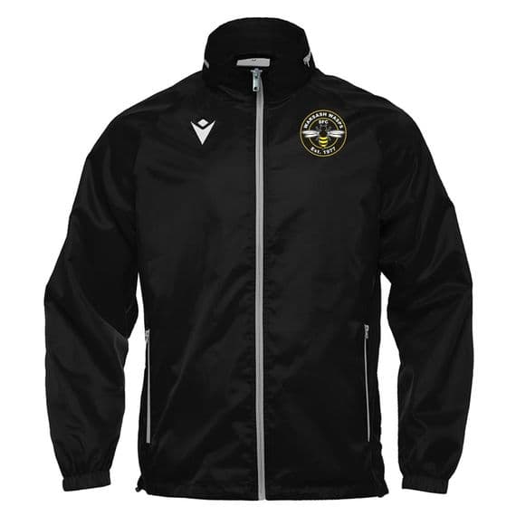 Warsash Wasps Black Praia Windbreaker Rain Jacket