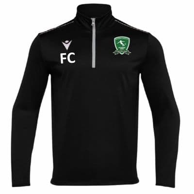Whitegrove Players Black Havel 1/4 Zip Track Top